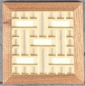 Square Weave - (Walnut)
