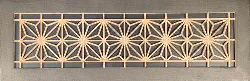 Asa-No-Ha - Brushed metal and Black