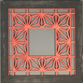 Asa-No-Ha - Dyed Red, Black Frame